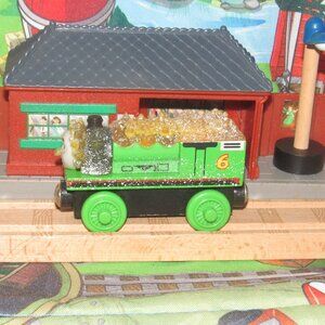 Thomas Wooden Railway Train Engine Track Jack Frost Percy